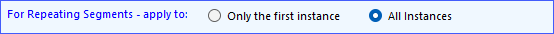 Repeating Segments