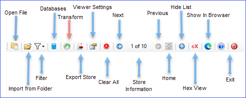 Transforming HL7 Messages Main Window Toolbar Transforming HL7 Messages Main Window Toolbar