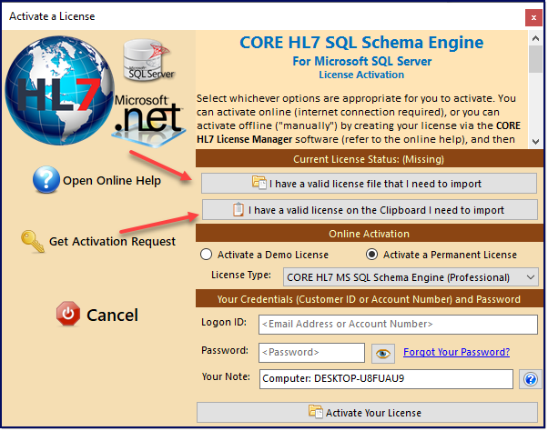 Step 7. Import the License and Activate