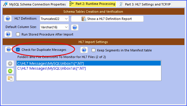 Checking For Duplicate Messages