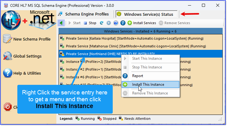 Private Service Needs Installing Private Service Needs Installing