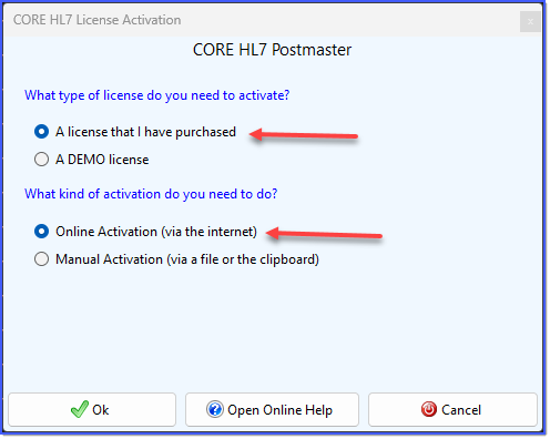 Online Activation Step 2