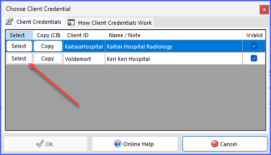 Click the Select button to Choose Click the Select button to Choose