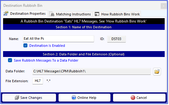 Rubbish Bin (With a Data Folder)