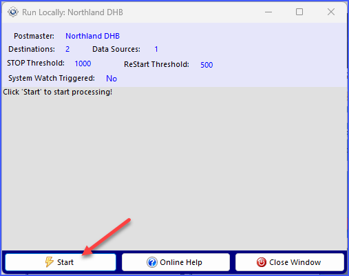 Running Locally - Click Start Running Locally - Click Start