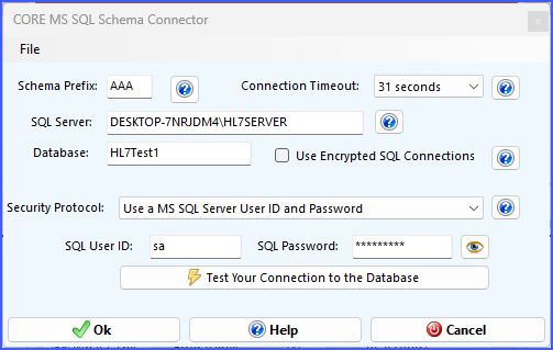 Creating a CORE SQL Schema Connector Creating a CORE SQL Schema Connector