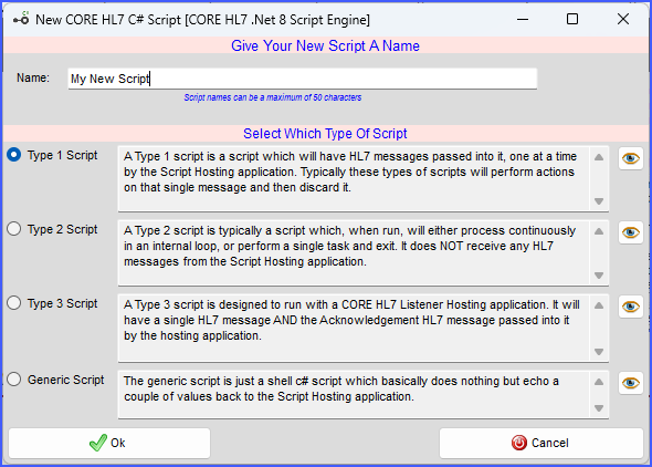 Create a new script (Script Engine)