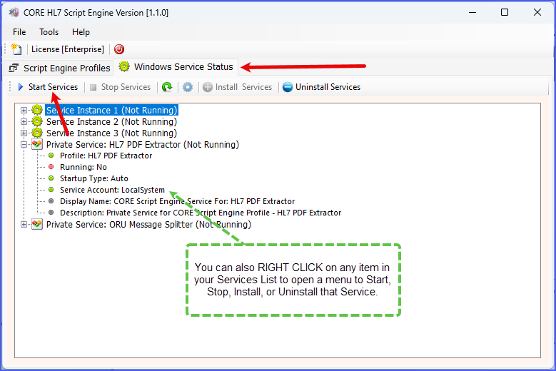 After Installation - Start Service(s) After Installation - Start Service(s)