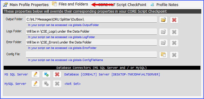Files and Folders (Type 1 Profile) Files and Folders (Type 1 Profile)