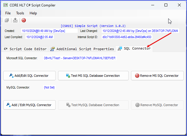 SQL Connector(s)